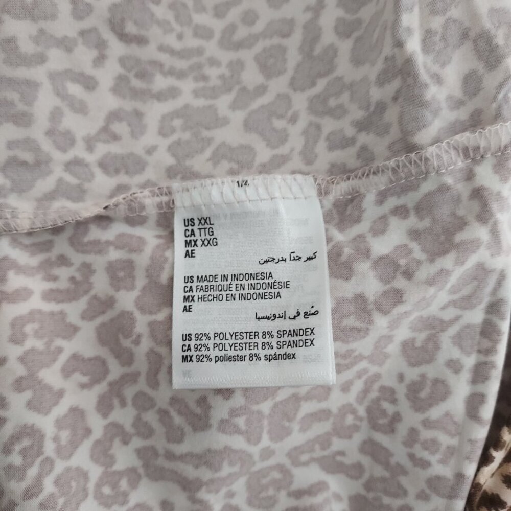 Charter Club Leopard Print Sleepshirt Size XXL - Picture 7 of 8